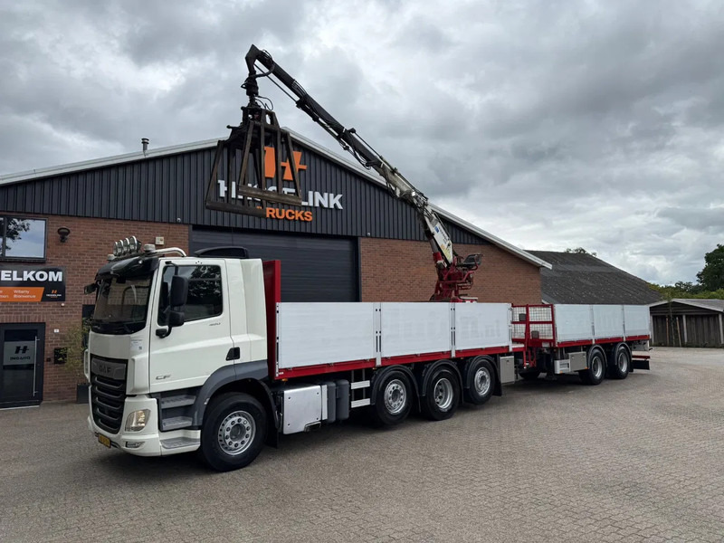 DAF CF 480 8X2 KENNIS K16R3 Kraan Combi 234.610KM + PACTON - شاحنات مسطحة, شاحنة كرين: صورة 1 DAF CF 480 8X2 KENNIS K16R3 Kraan Combi 234.610KM + PACTON - شاحنات مسطحة, شاحنة كرين: صورة 1