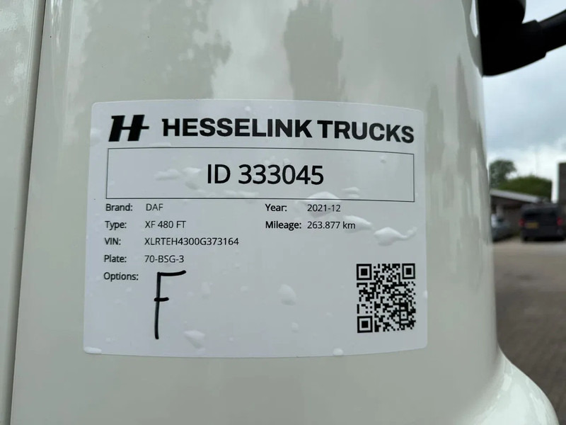 وحدة جر DAF XF 480 SSC Super Space 2x tank LED 263.877KM! ACC: صورة 19