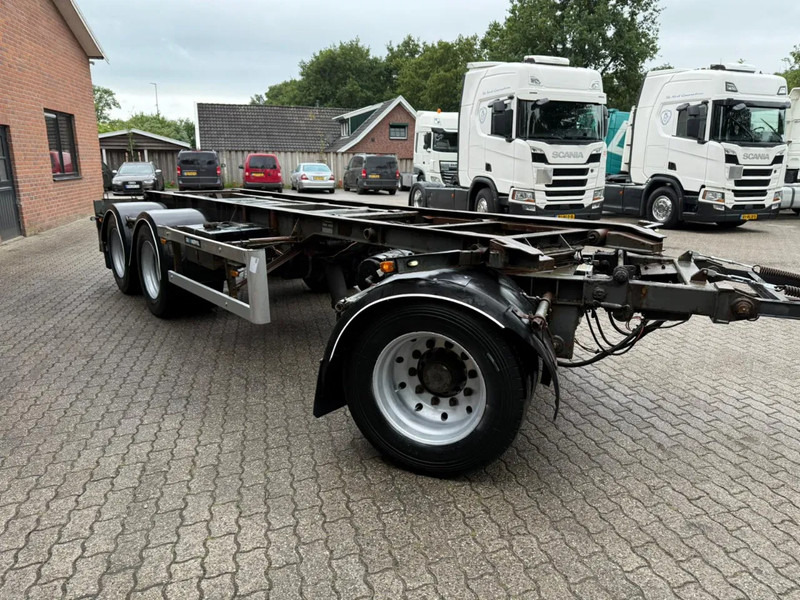 GS Meppel 28T Kiepende containeraanhangwagen! 640cm systeemlengte Centrale smering - نصف مقطورة لنقل الحاويات: صورة 4 GS Meppel 28T Kiepende containeraanhangwagen! 640cm systeemlengte Centrale smering - نصف مقطورة لنقل الحاويات: صورة 4