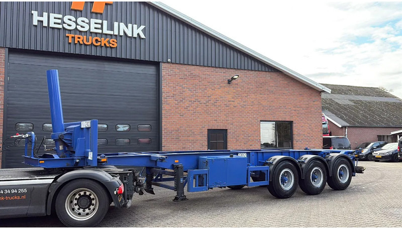 Hendricks 20ft container Kippchassis 24V hydraulic Self support! - نصف مقطورة لنقل الحاويات: صورة 1 Hendricks 20ft container Kippchassis 24V hydraulic Self support! - نصف مقطورة لنقل الحاويات: صورة 1