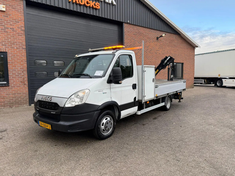 Iveco 50c14 Erdgas/CNG Hiab kran/crane Pritsche - شاحنة مفتوحة: صورة 1 Iveco 50c14 Erdgas/CNG Hiab kran/crane Pritsche - شاحنة مفتوحة: صورة 1