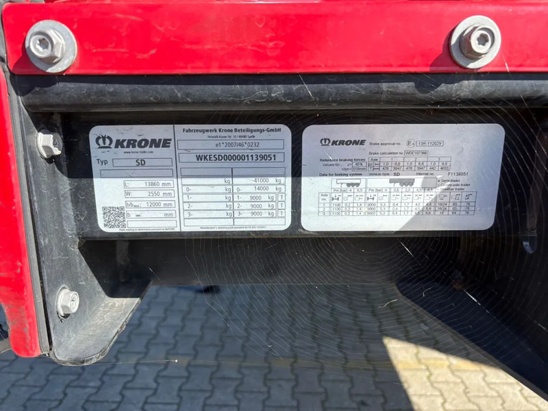 Krone SD Aufbau-unfall, 2023, Liftachse Hubdach - نصف مقطورة ستارة: صورة 4 Krone SD Aufbau-unfall, 2023, Liftachse Hubdach - نصف مقطورة ستارة: صورة 4
