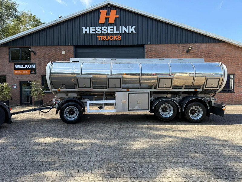 نصف مقطورة صهريج Magyar VM Tarm 19.000L RVS/INOX Melk/Milk/Milch Food 3 Rooms Liftas: صورة 7