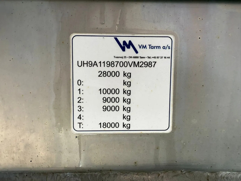 نصف مقطورة صهريج Magyar VM Tarm 19.000L RVS/INOX Melk/Milk/Milch Food 3 Rooms Liftas: صورة 17
