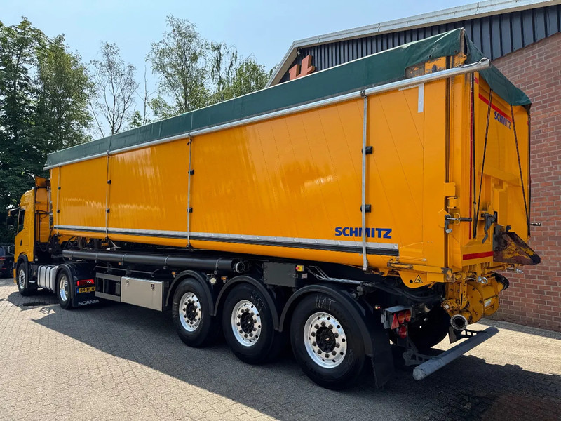 Schmitz Cargobull 55M3 Blaaskipper Kombi Schleuse + SCANIA P450 - قلابة نصف مقطورة نصف مقطورة قلابة: صورة 3 Schmitz Cargobull 55M3 Blaaskipper Kombi Schleuse + SCANIA P450 - قلابة نصف مقطورة نصف مقطورة قلابة: صورة 3