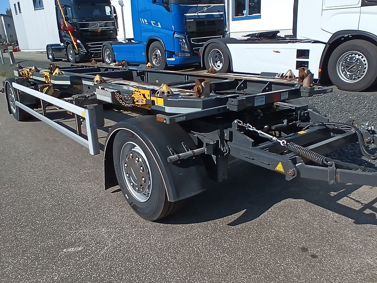 مقطورة هوك ليفت/ لود لوجر Hüffermann 2-A VARIO-CARRIER VERZINKT SAFETYFIX Reifen/TÜV: صورة 11