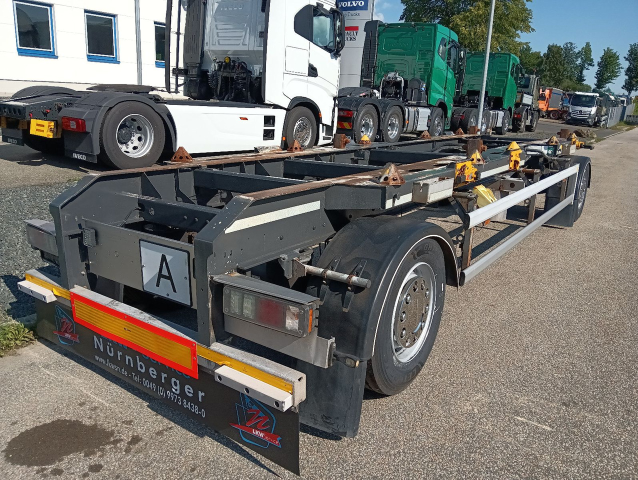 مقطورة هوك ليفت/ لود لوجر Hüffermann 2-A VARIO-CARRIER VERZINKT SAFETYFIX Reifen/TÜV: صورة 26