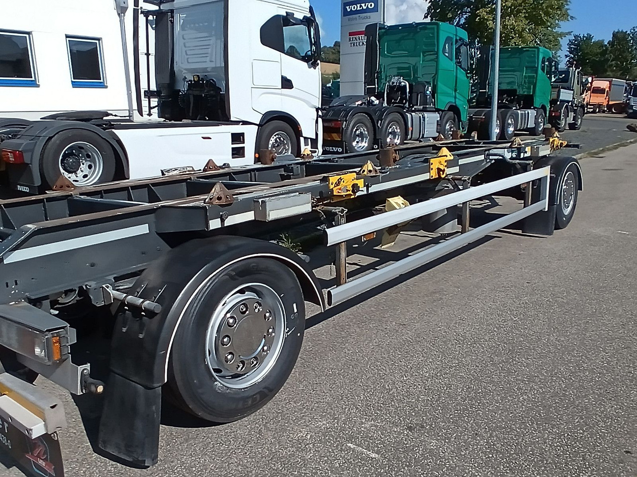 مقطورة هوك ليفت/ لود لوجر Hüffermann 2-A VARIO-CARRIER VERZINKT SAFETYFIX Reifen/TÜV: صورة 10