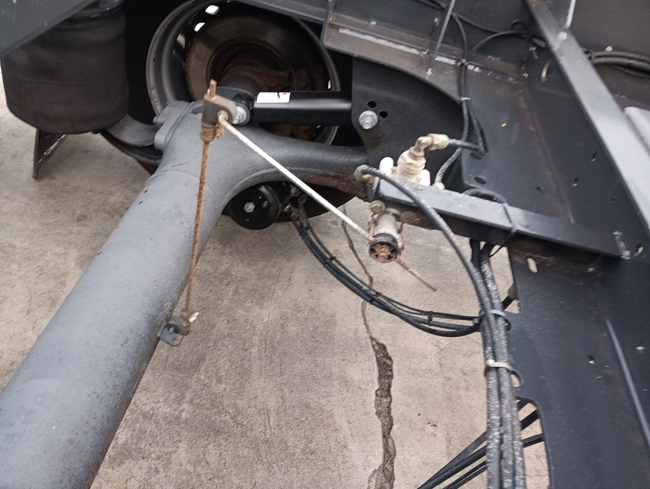 مقطورة هوك ليفت/ لود لوجر Hüffermann 2-A VARIO-CARRIER VERZINKT SAFETYFIX Reifen/TÜV: صورة 16