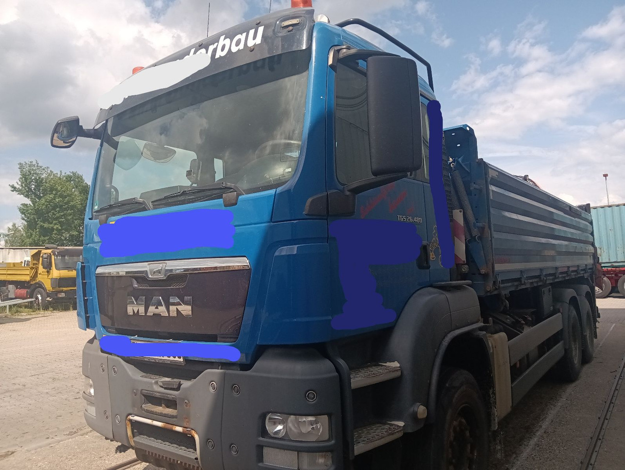 MAN TGS 26:480 6x4 BL ATLAS 240.2E-A4 3-S-Kipper - شاحنة قلاب, شاحنة كرين: صورة 4 MAN TGS 26:480 6x4 BL ATLAS 240.2E-A4 3-S-Kipper - شاحنة قلاب, شاحنة كرين: صورة 4