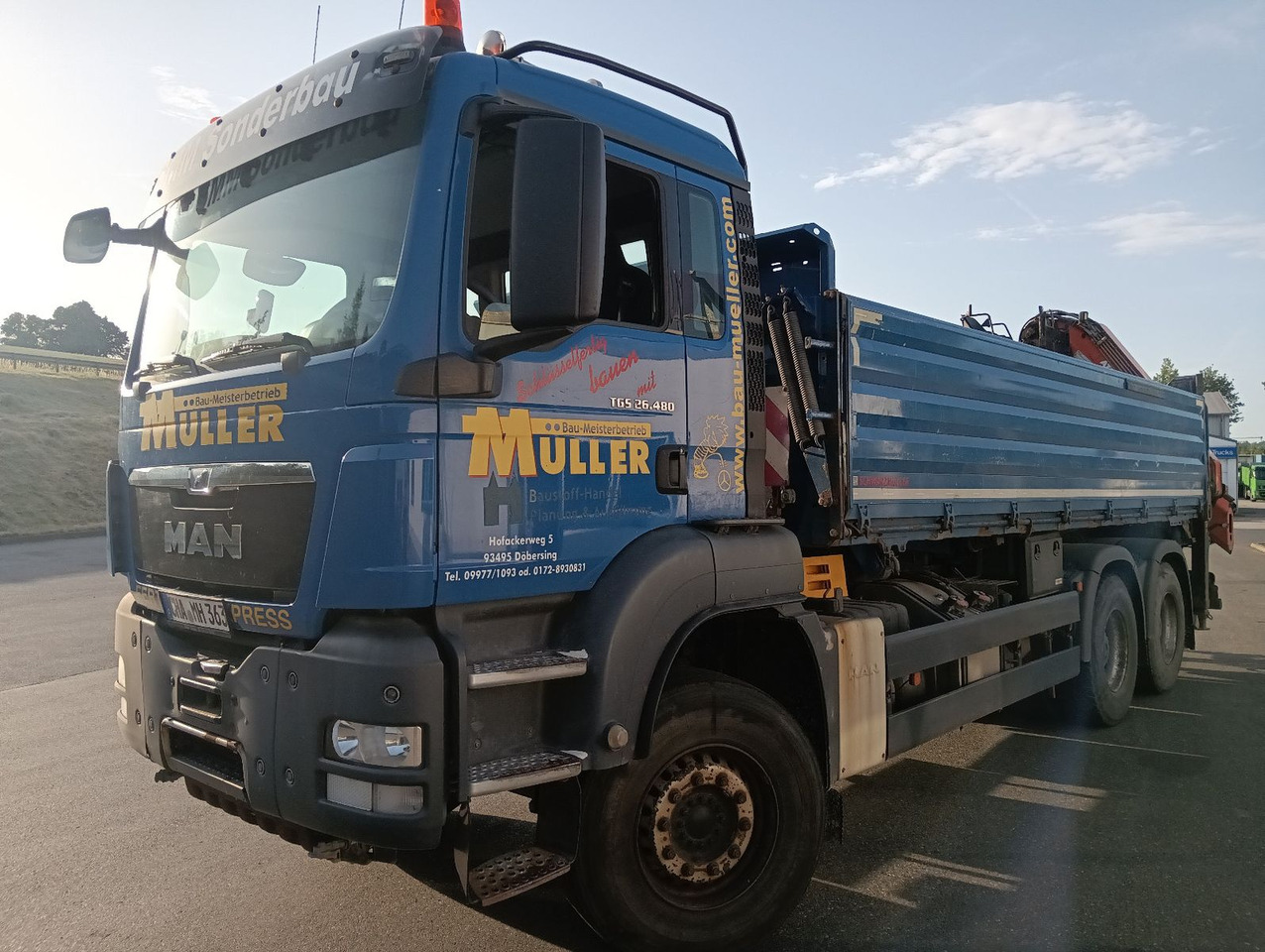MAN TGS 26:480 6x4 EURO5 ATLAS 240.2E-A4 3-S-Kipper - شاحنة قلاب, شاحنة كرين: صورة 3 MAN TGS 26:480 6x4 EURO5 ATLAS 240.2E-A4 3-S-Kipper - شاحنة قلاب, شاحنة كرين: صورة 3