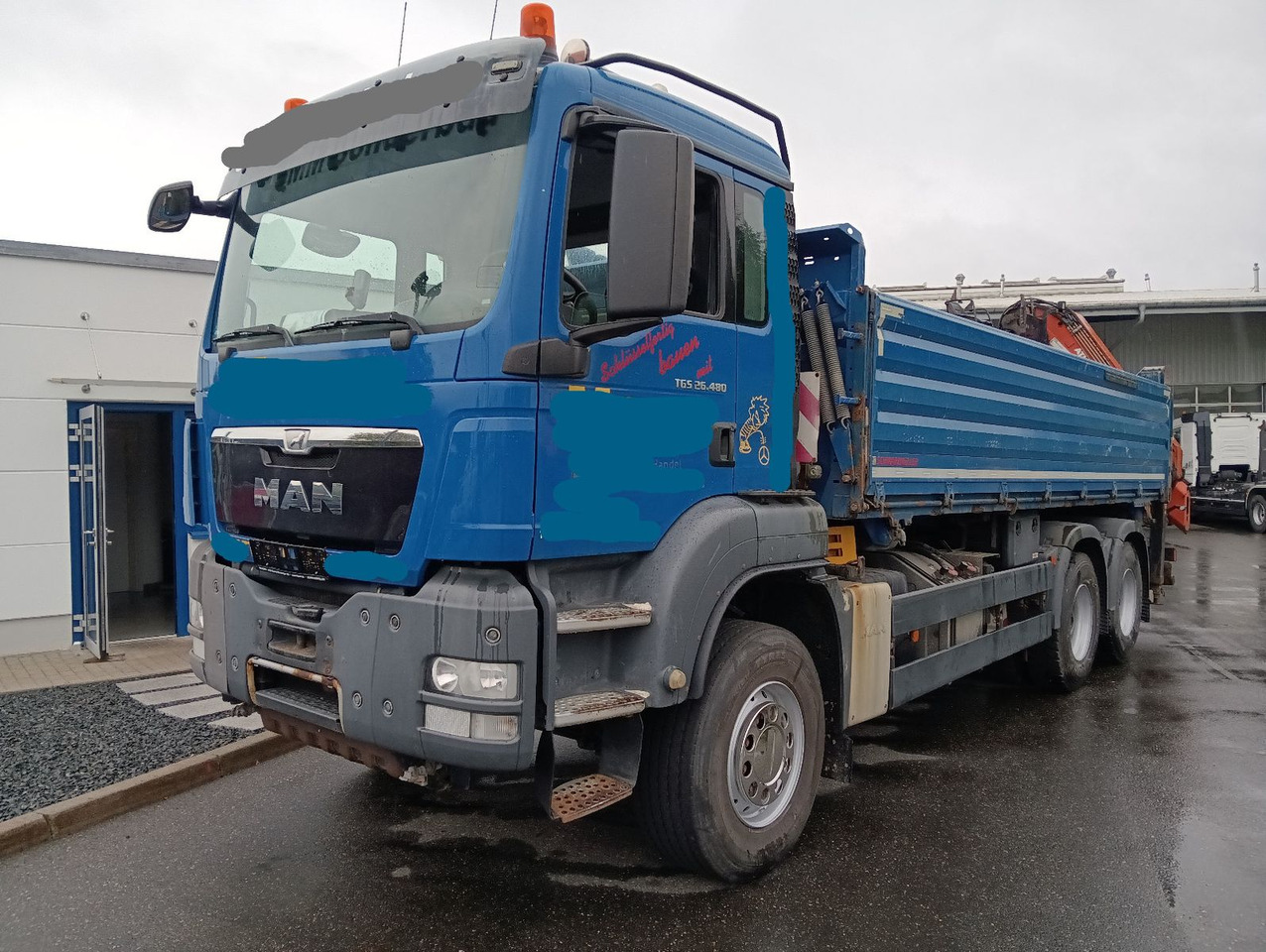 MAN TGS 26:480 6x4 EURO5 ATLAS 240.2E-A4 3-S-Kipper - شاحنة قلاب, شاحنة كرين: صورة 1 MAN TGS 26:480 6x4 EURO5 ATLAS 240.2E-A4 3-S-Kipper - شاحنة قلاب, شاحنة كرين: صورة 1
