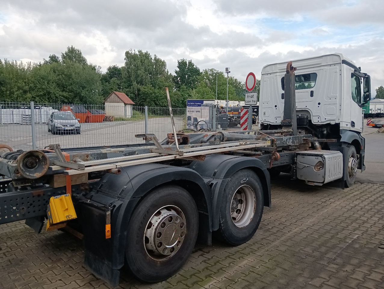 Mercedes-Benz 2545 6x2 Lenk/Lift MEILLER RK2070 Luft/Luft - شاحنة هيكل كابينة: صورة 4 Mercedes-Benz 2545 6x2 Lenk/Lift MEILLER RK2070 Luft/Luft - شاحنة هيكل كابينة: صورة 4