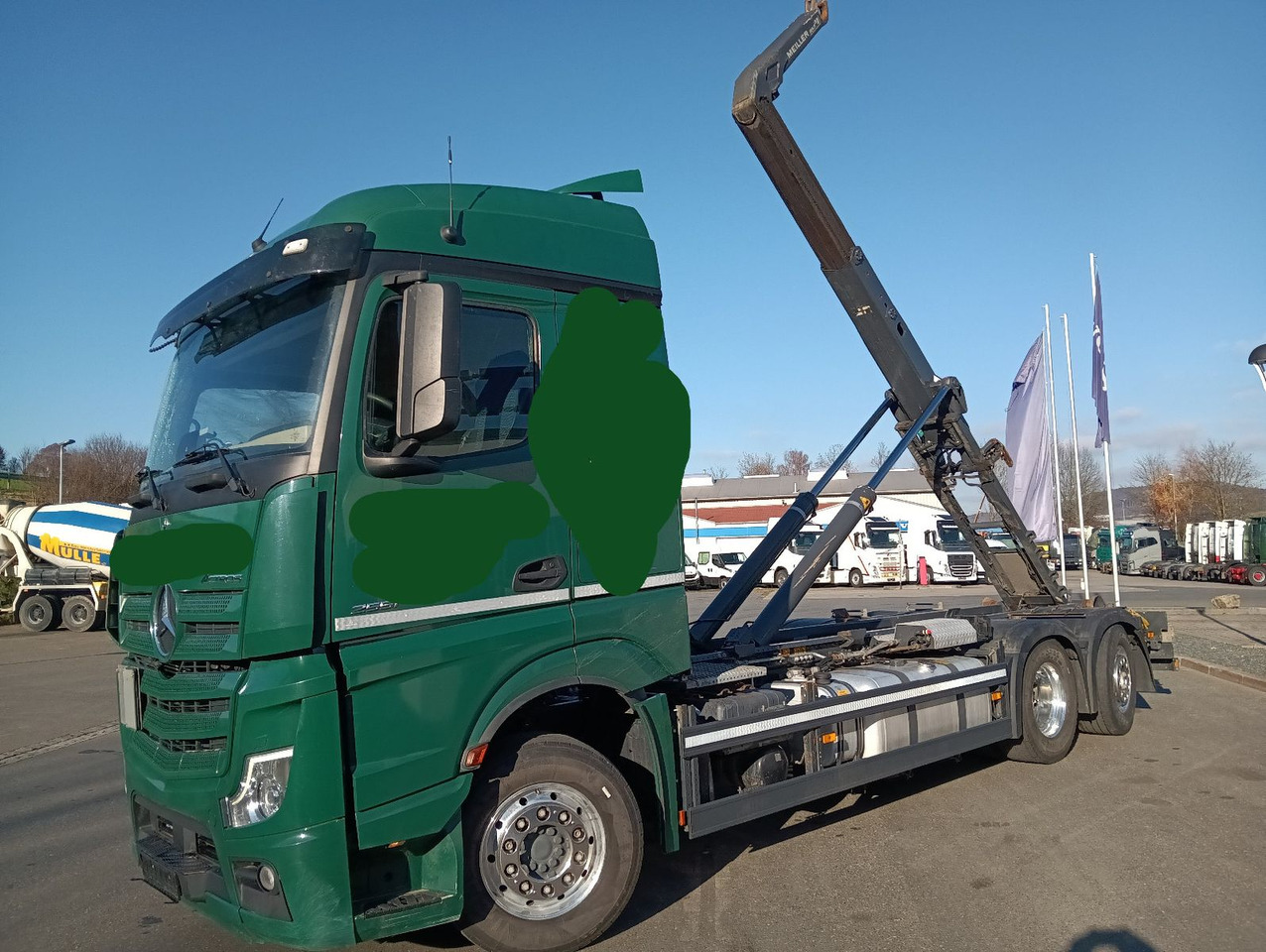 Mercedes-Benz ACTROS 2651 MP5 6x2 MEILLER RETARDER LENKACHS - شاحنة ذات خطاف: صورة 1 Mercedes-Benz ACTROS 2651 MP5 6x2 MEILLER RETARDER LENKACHS - شاحنة ذات خطاف: صورة 1