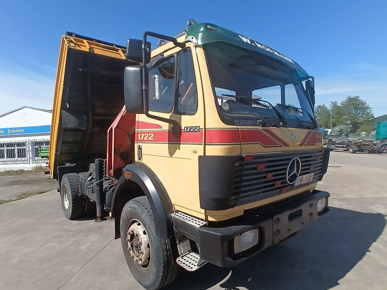Mercedes-Benz SK 1722 AK 4x4 Blatt Schalter PalfingerPK10500A4 - شاحنة قلاب, شاحنة كرين: صورة 3 Mercedes-Benz SK 1722 AK 4x4 Blatt Schalter PalfingerPK10500A4 - شاحنة قلاب, شاحنة كرين: صورة 3
