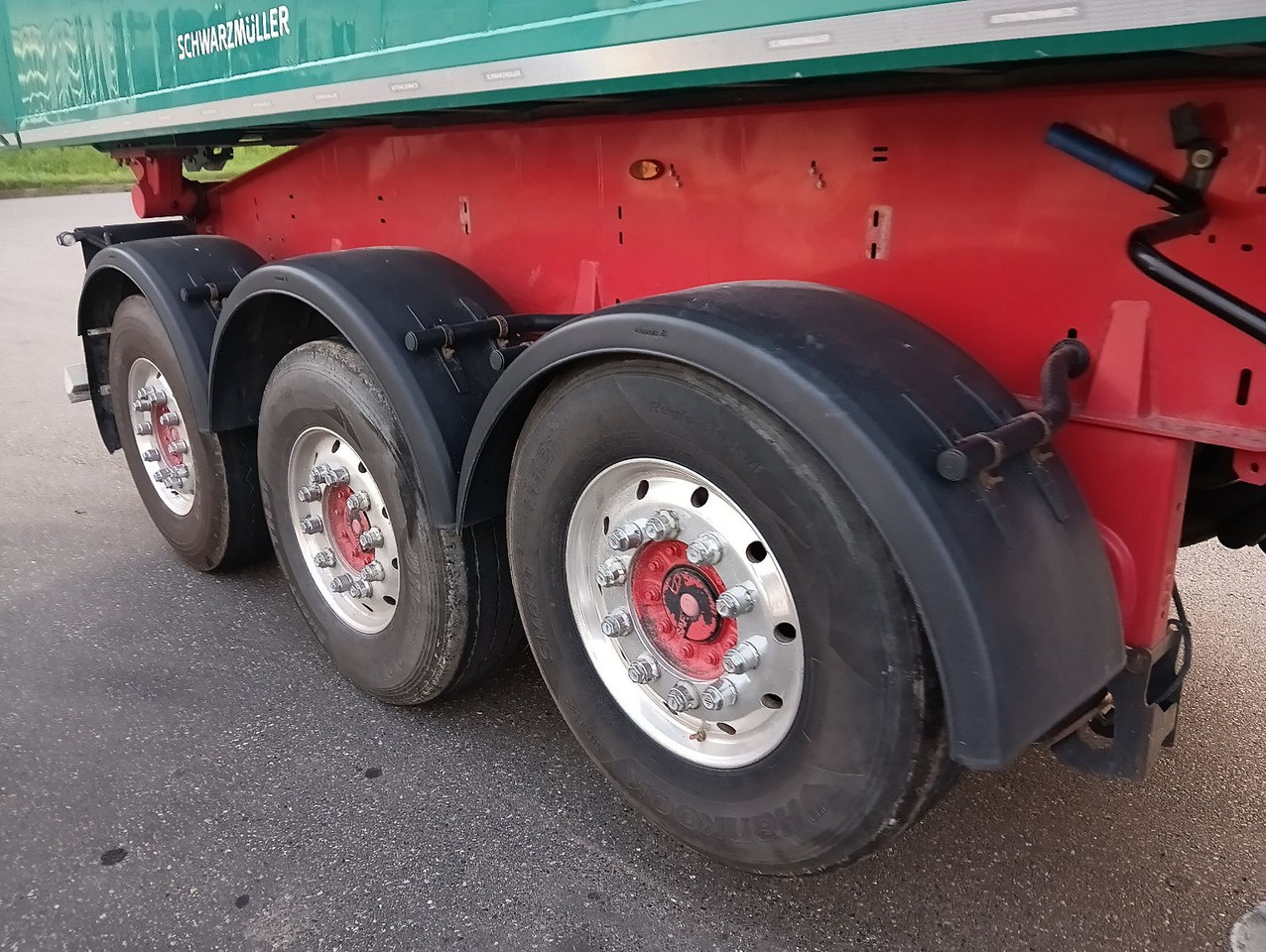 قلابة نصف مقطورة نصف مقطورة قلابة Schwarzmüller 3-A Alumulde ALCOA 27m3 SAF Lift 5,4t el.Verdeck: صورة 19