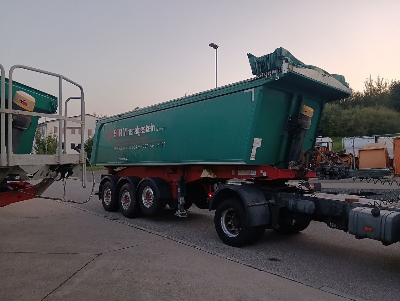 قلابة نصف مقطورة نصف مقطورة قلابة Schwarzmüller 3-A Alumulde ALCOA 27m3 SAF Lift 5,4t el.Verdeck: صورة 16