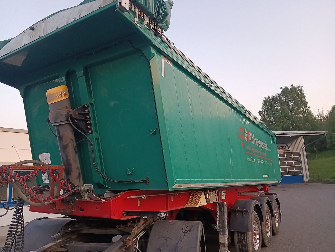 قلابة نصف مقطورة نصف مقطورة قلابة Schwarzmüller 3-A Alumulde ALCOA 27m3 SAF Lift 5,4t el.Verdeck: صورة 6