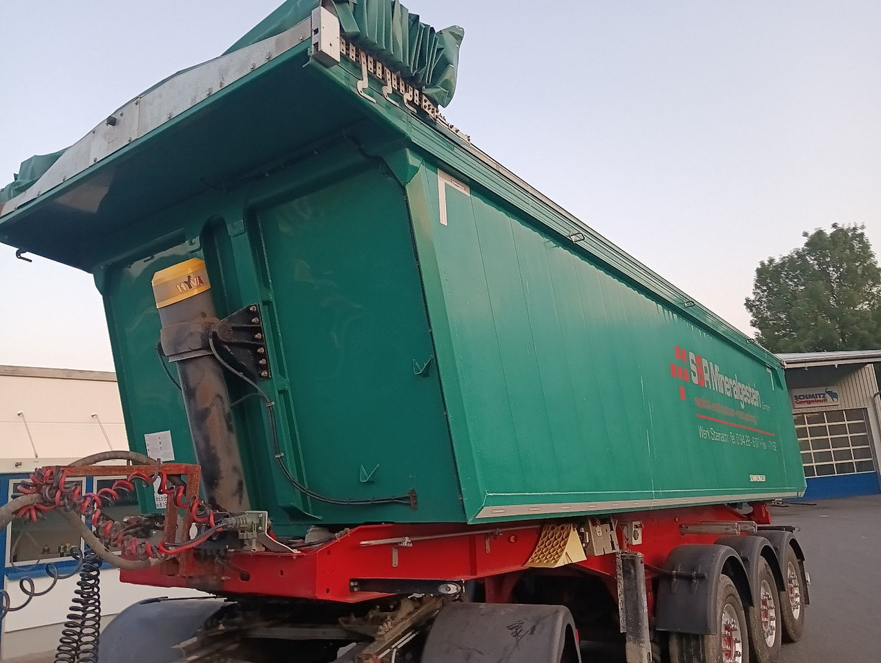 قلابة نصف مقطورة نصف مقطورة قلابة Schwarzmüller 3-A Alumulde ALCOA 27m3 SAF Lift 5,4t el.Verdeck: صورة 8