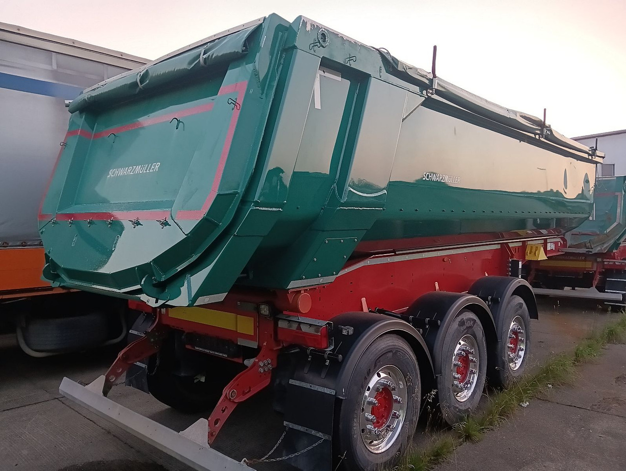 قلابة نصف مقطورة نصف مقطورة قلابة Schwarzmüller 3-A Alumulde ALCOA 27m3 SAF Lift 5,4t el.Verdeck: صورة 27