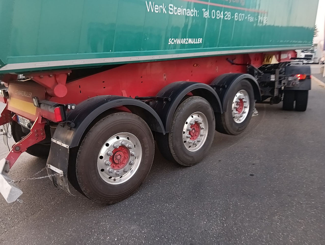 قلابة نصف مقطورة نصف مقطورة قلابة Schwarzmüller 3-A Alumulde ALCOA 27m3 SAF Lift 5,4t el.Verdeck: صورة 13