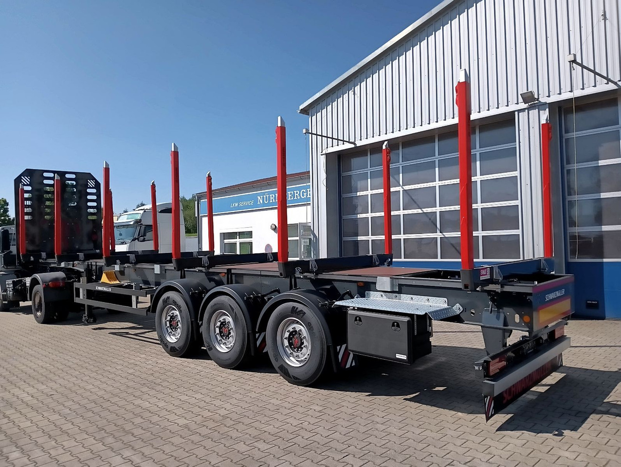 Schwarzmüller 3-A Rungensattel 6xExte144S 5560kg NEU sofort Schwarzmüller 3-A Rungensattel 6xExte144S 5560kg NEU sofort - نصف مقطورة اخشاب: صورة 2 Schwarzmüller 3-A Rungensattel 6xExte144S 5560kg NEU sofort Schwarzmüller 3-A Rungensattel 6xExte144S 5560kg NEU sofort - نصف مقطورة اخشاب: صورة 2