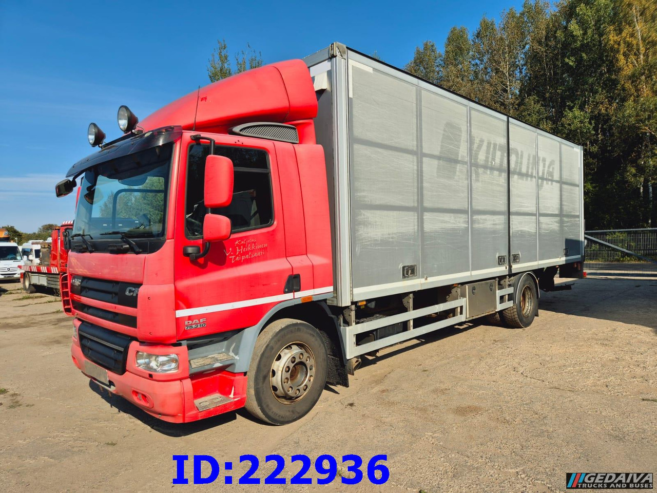 DAF CF 75.310 - Euro5 - شاحنة مقفلة: صورة 1 DAF CF 75.310 - Euro5 - شاحنة مقفلة: صورة 1