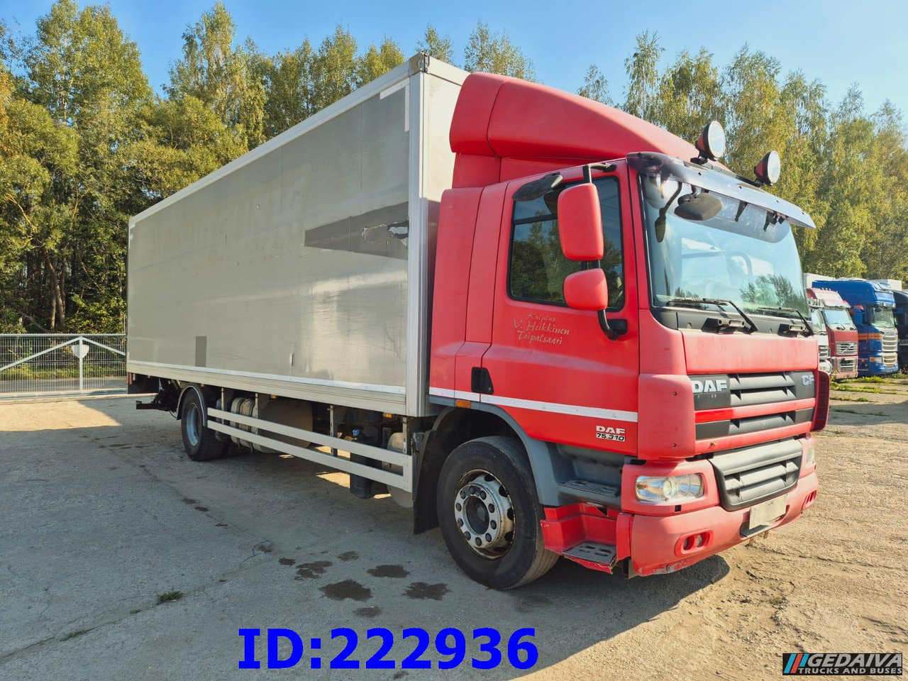 DAF CF 75.310 - Euro5 - شاحنة مقفلة: صورة 5 DAF CF 75.310 - Euro5 - شاحنة مقفلة: صورة 5