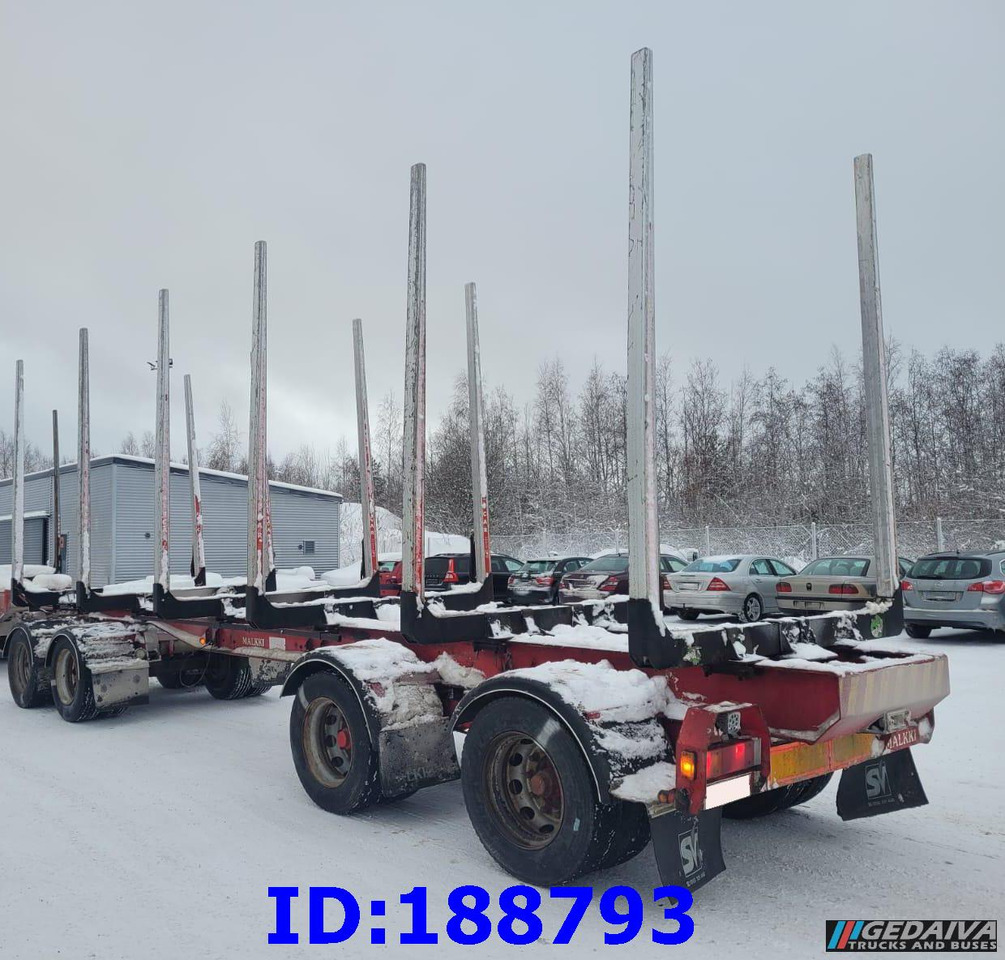 MALKKI RJ4-10200 - 4 Axles - مقطورة اخشاب: صورة 4 MALKKI RJ4-10200 - 4 Axles - مقطورة اخشاب: صورة 4