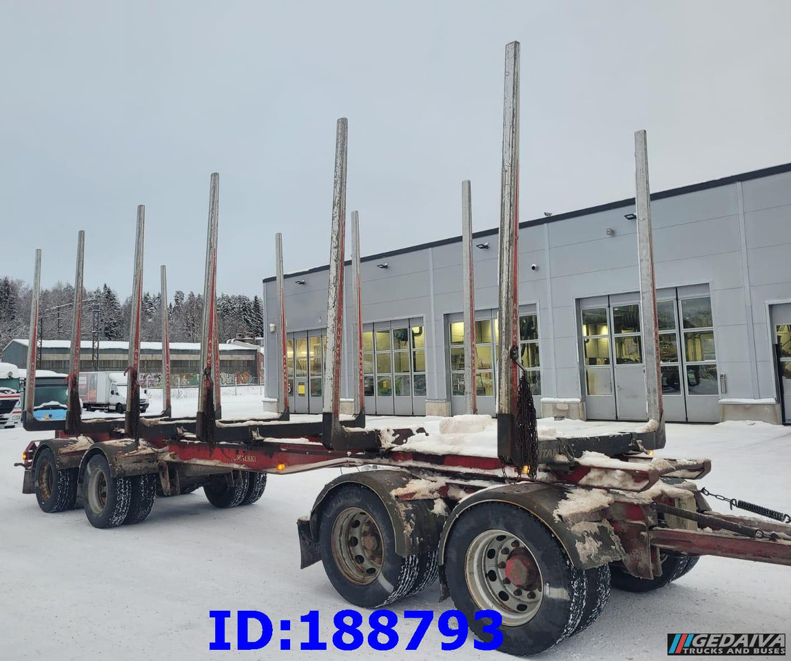 MALKKI RJ4-10200 - 4 Axles - مقطورة اخشاب: صورة 1 MALKKI RJ4-10200 - 4 Axles - مقطورة اخشاب: صورة 1