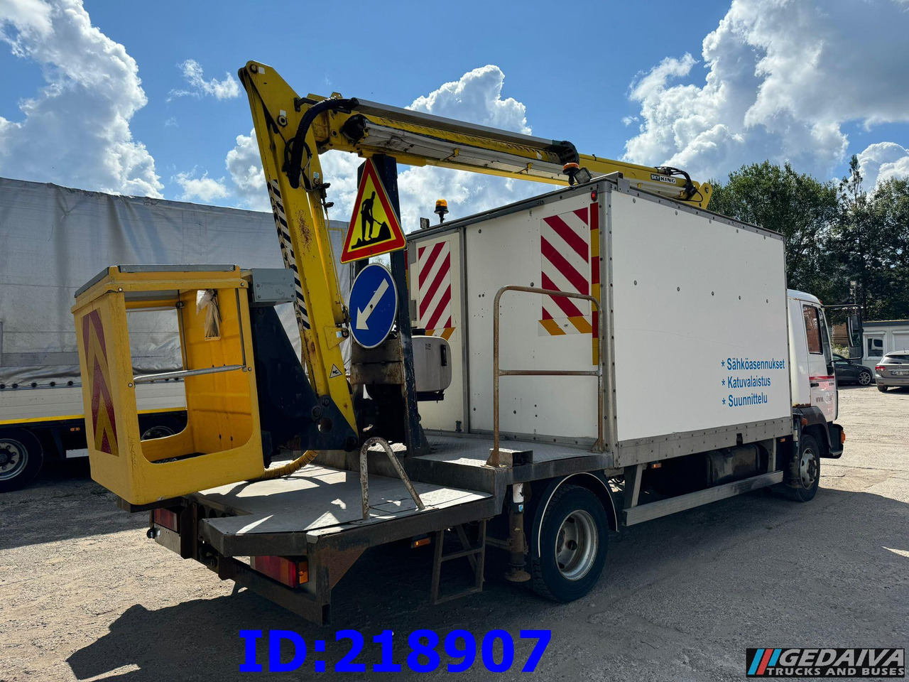 MAN LE 220C + Sky King 179TV - منصة تلسكوبية محمولة على شاحنة: صورة 5 MAN LE 220C + Sky King 179TV - منصة تلسكوبية محمولة على شاحنة: صورة 5