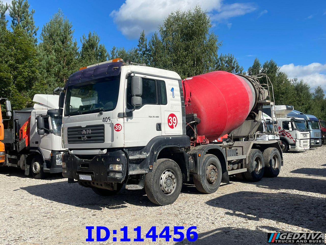 MAN TGA 35.480 8X4 8m3 Manual - شاحنة خلاطة خرسانة: صورة 1 MAN TGA 35.480 8X4 8m3 Manual - شاحنة خلاطة خرسانة: صورة 1