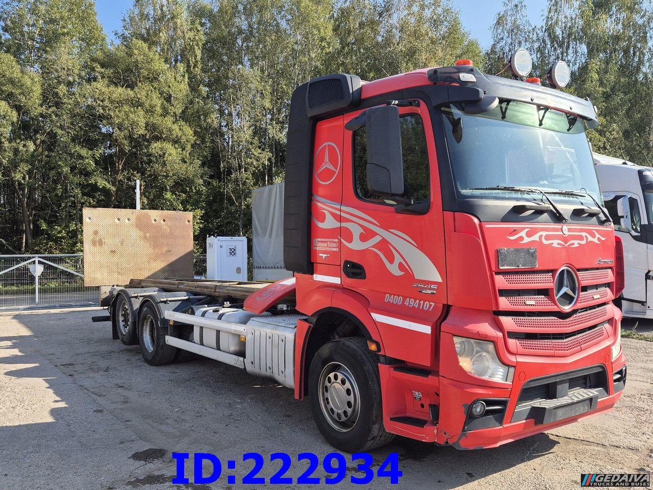 MERCEDES-BENZ Actros 2545 6x2 Euro5 - شاحنة هيكل كابينة: صورة 4 MERCEDES-BENZ Actros 2545 6x2 Euro5 - شاحنة هيكل كابينة: صورة 4