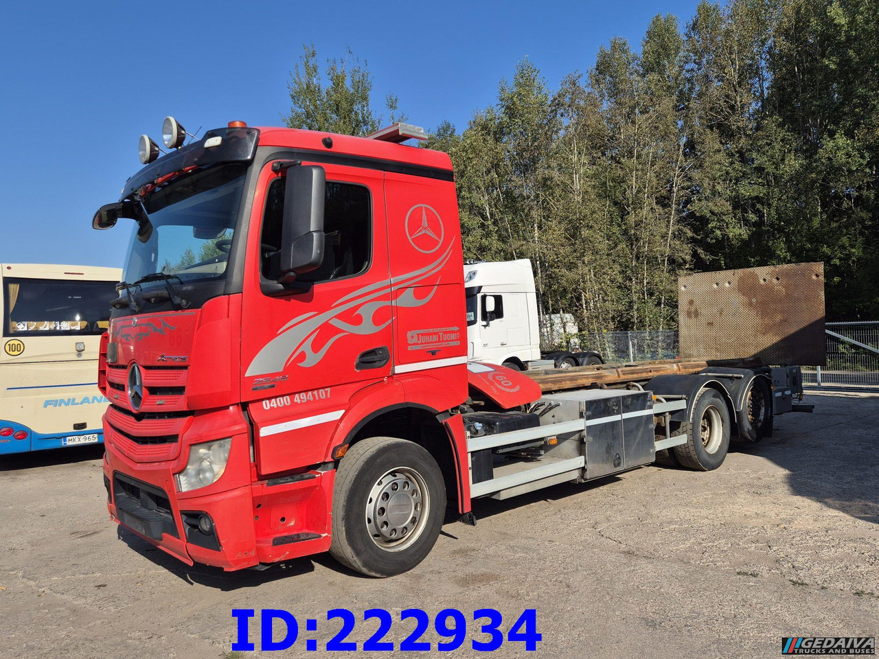 MERCEDES-BENZ Actros 2545 6x2 Euro5 - شاحنة هيكل كابينة: صورة 1 MERCEDES-BENZ Actros 2545 6x2 Euro5 - شاحنة هيكل كابينة: صورة 1