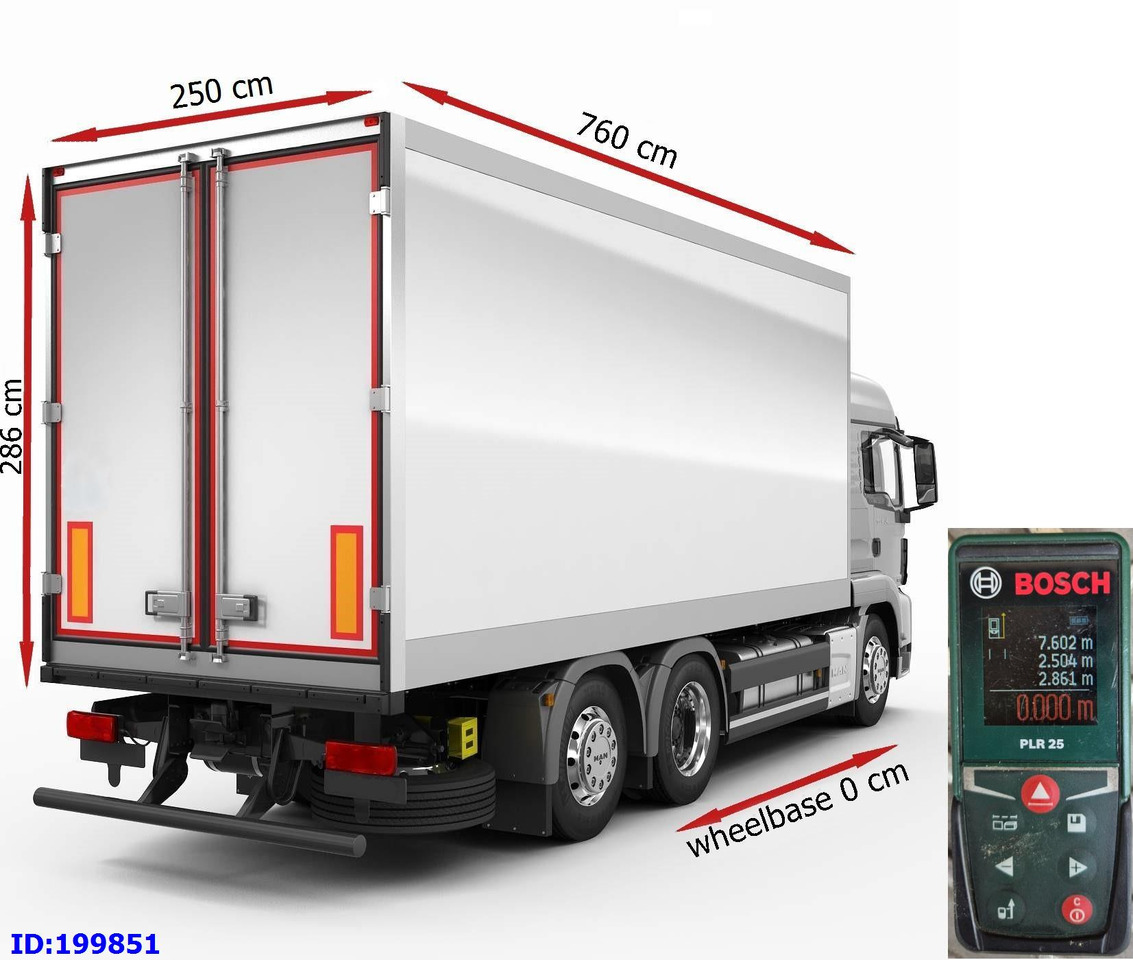 شاحنة مقفلة MERCEDES-BENZ Actros 2551 6x2 Euro5: صورة 6