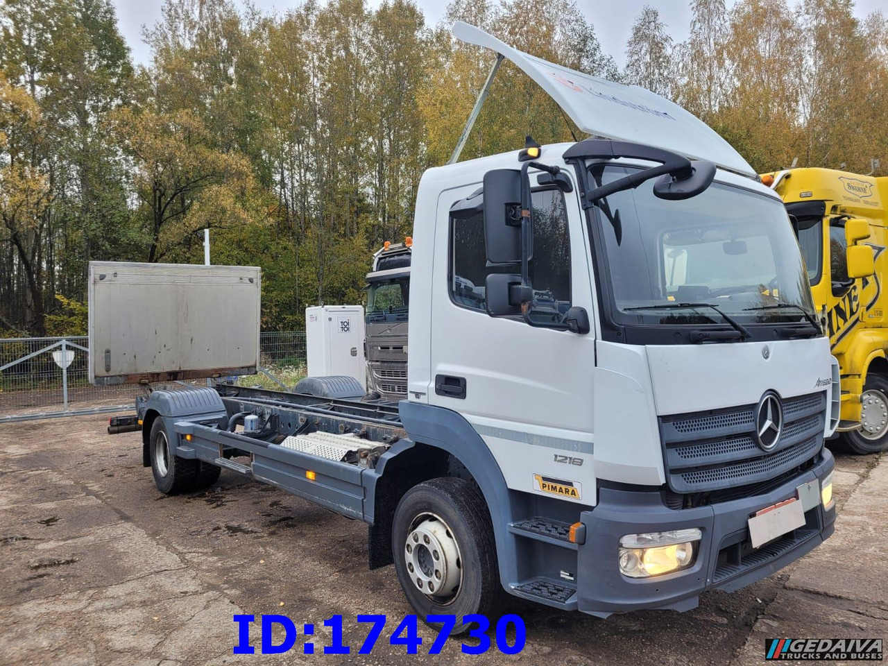 MERCEDES-BENZ Atego 1218 - Euro6 - Manual - Full Steel - شاحنة هيكل كابينة: صورة 4 MERCEDES-BENZ Atego 1218 - Euro6 - Manual - Full Steel - شاحنة هيكل كابينة: صورة 4