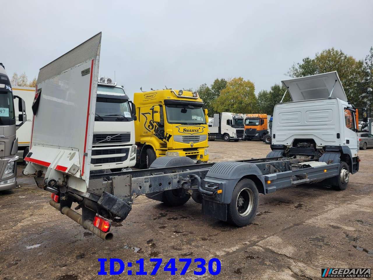 MERCEDES-BENZ Atego 1218 - Euro6 - Manual - Full Steel - شاحنة هيكل كابينة: صورة 4 MERCEDES-BENZ Atego 1218 - Euro6 - Manual - Full Steel - شاحنة هيكل كابينة: صورة 4