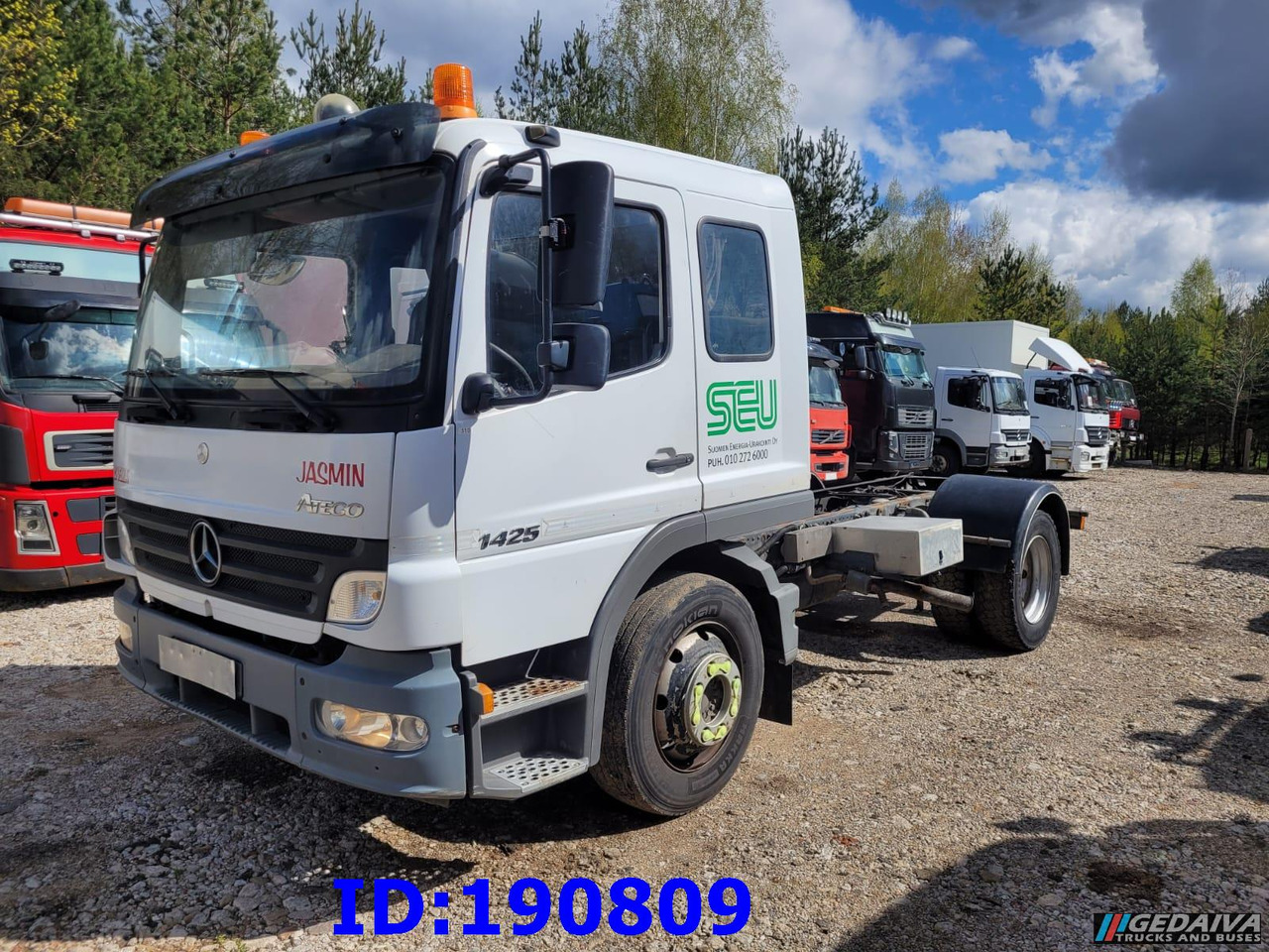 MERCEDES-BENZ Atego 1425 - شاحنة هيكل كابينة: صورة 1 MERCEDES-BENZ Atego 1425 - شاحنة هيكل كابينة: صورة 1