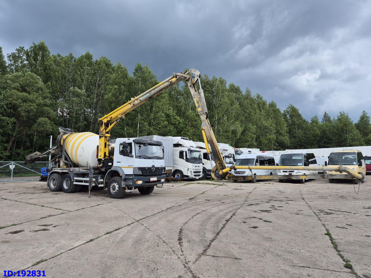 MERCEDES-BENZ Atego 2628 6x4 Schwing 17m 9m3 - مضخة خرسانة: صورة 1 MERCEDES-BENZ Atego 2628 6x4 Schwing 17m 9m3 - مضخة خرسانة: صورة 1