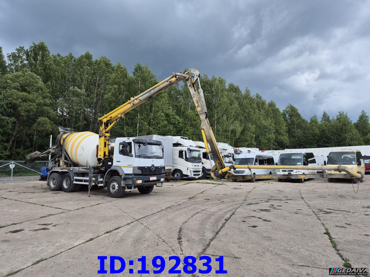 MERCEDES-BENZ Atego 2628 6x4 Schwing 17m 9m3 - مضخة خرسانة: صورة 3 MERCEDES-BENZ Atego 2628 6x4 Schwing 17m 9m3 - مضخة خرسانة: صورة 3
