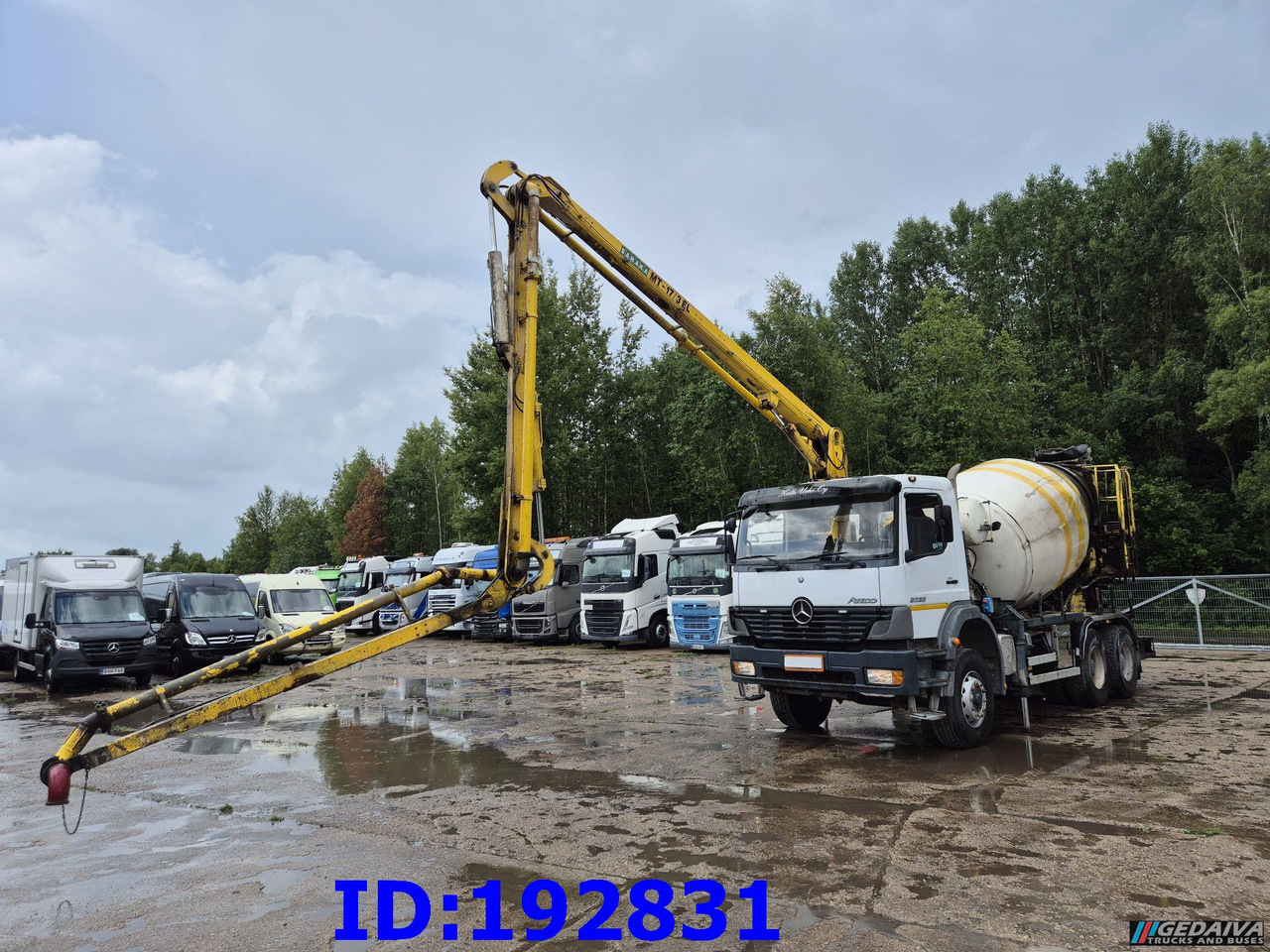 MERCEDES-BENZ Atego 2628 6x4 Schwing 17m 9m3 - مضخة خرسانة: صورة 1 MERCEDES-BENZ Atego 2628 6x4 Schwing 17m 9m3 - مضخة خرسانة: صورة 1