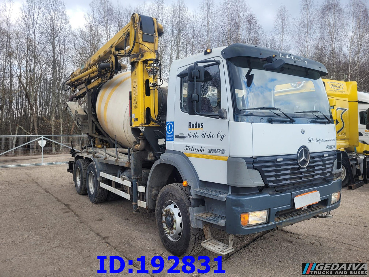 MERCEDES-BENZ Atego 2628 6x4 Schwing 17m 9m3 - مضخة خرسانة: صورة 1 MERCEDES-BENZ Atego 2628 6x4 Schwing 17m 9m3 - مضخة خرسانة: صورة 1