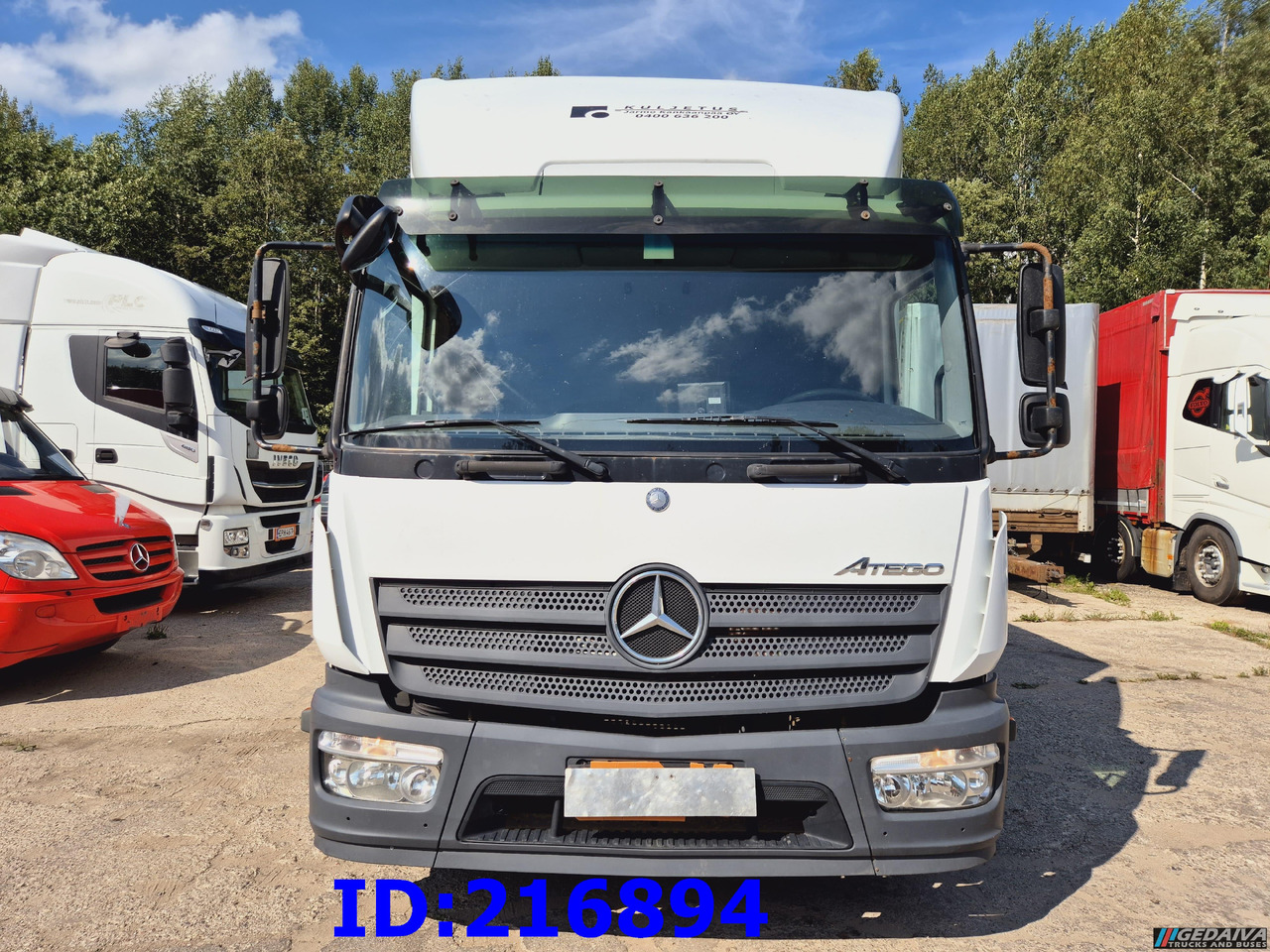 MERCEDES-BENZ Atego 818 Euro6 - شاحنة صندوق متساوي: صورة 2 MERCEDES-BENZ Atego 818 Euro6 - شاحنة صندوق متساوي: صورة 2