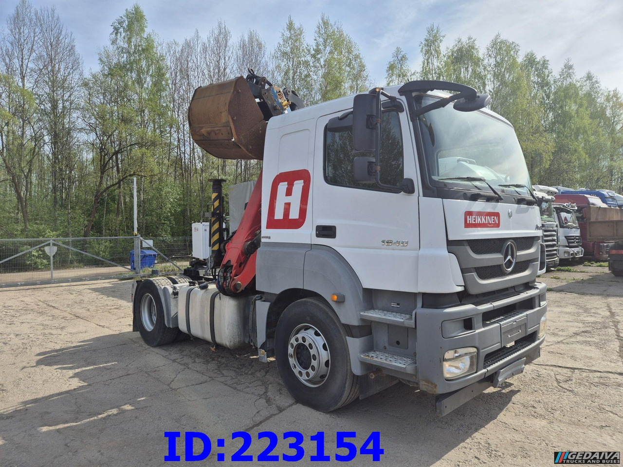MERCEDES-BENZ Axor 1840 + Crane Epsilon Palfinger PZR601GA - وحدة جر: صورة 4 MERCEDES-BENZ Axor 1840 + Crane Epsilon Palfinger PZR601GA - وحدة جر: صورة 4