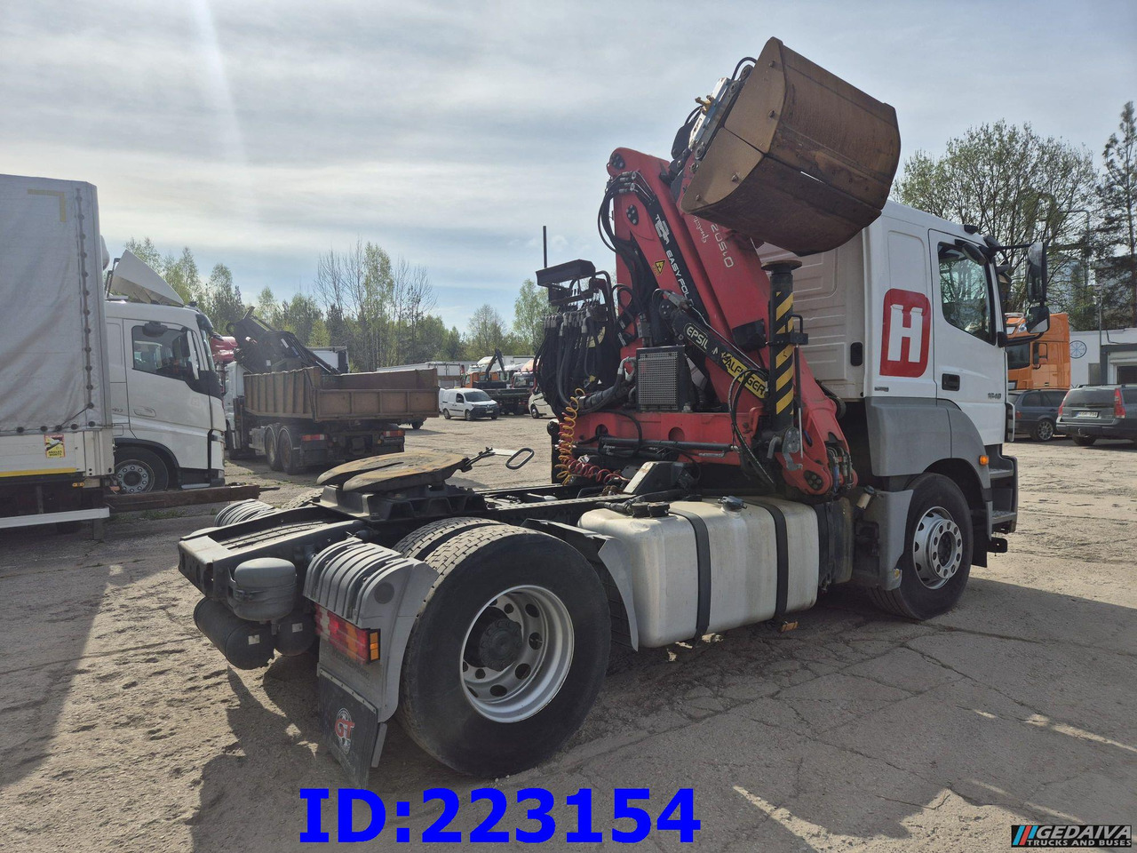 MERCEDES-BENZ Axor 1840 + Crane Epsilon Palfinger PZR601GA - وحدة جر: صورة 5 MERCEDES-BENZ Axor 1840 + Crane Epsilon Palfinger PZR601GA - وحدة جر: صورة 5