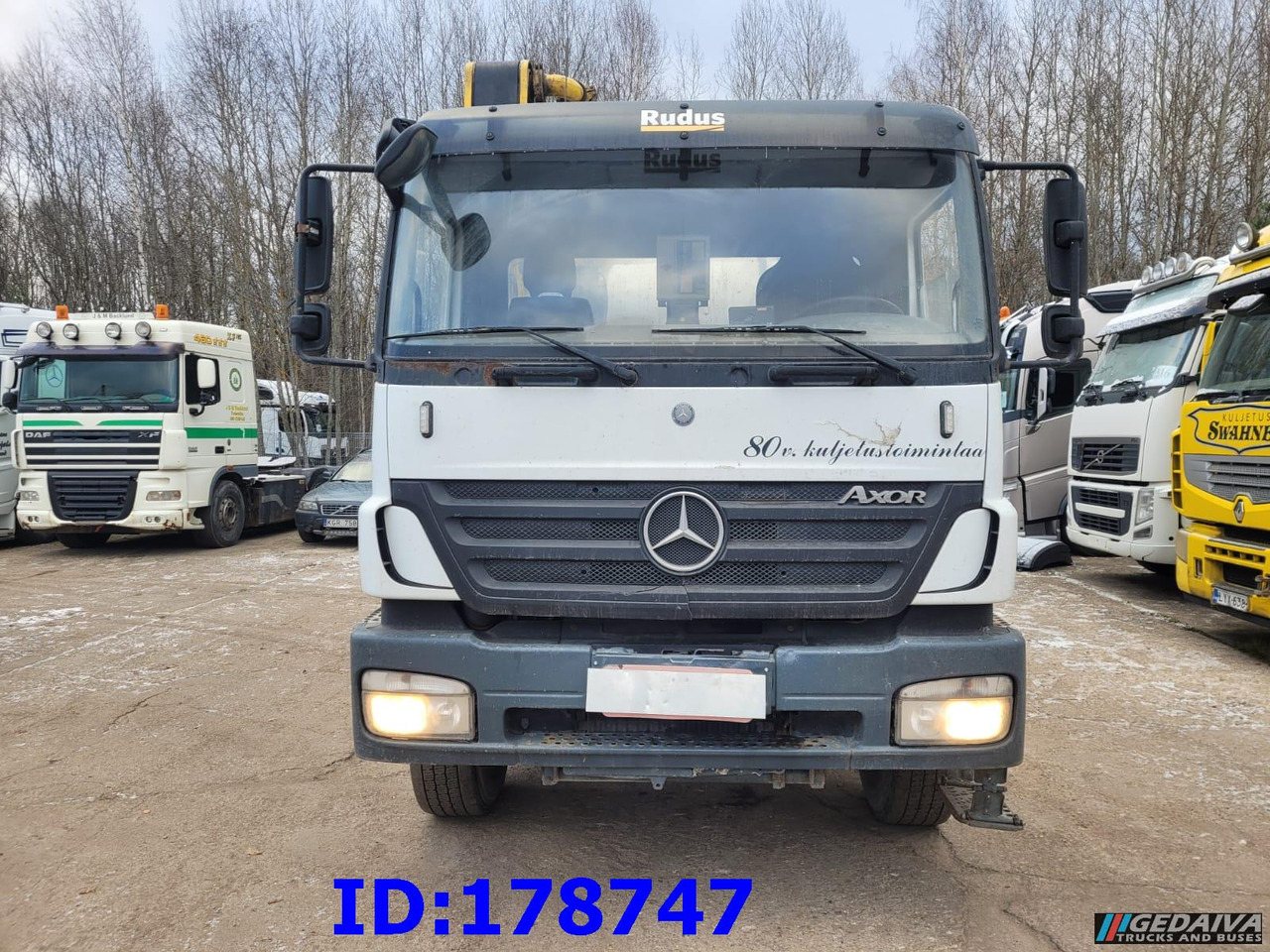 MERCEDES-BENZ Axor 2633 6x4 Schwing 750 - مضخة خرسانة: صورة 2 MERCEDES-BENZ Axor 2633 6x4 Schwing 750 - مضخة خرسانة: صورة 2