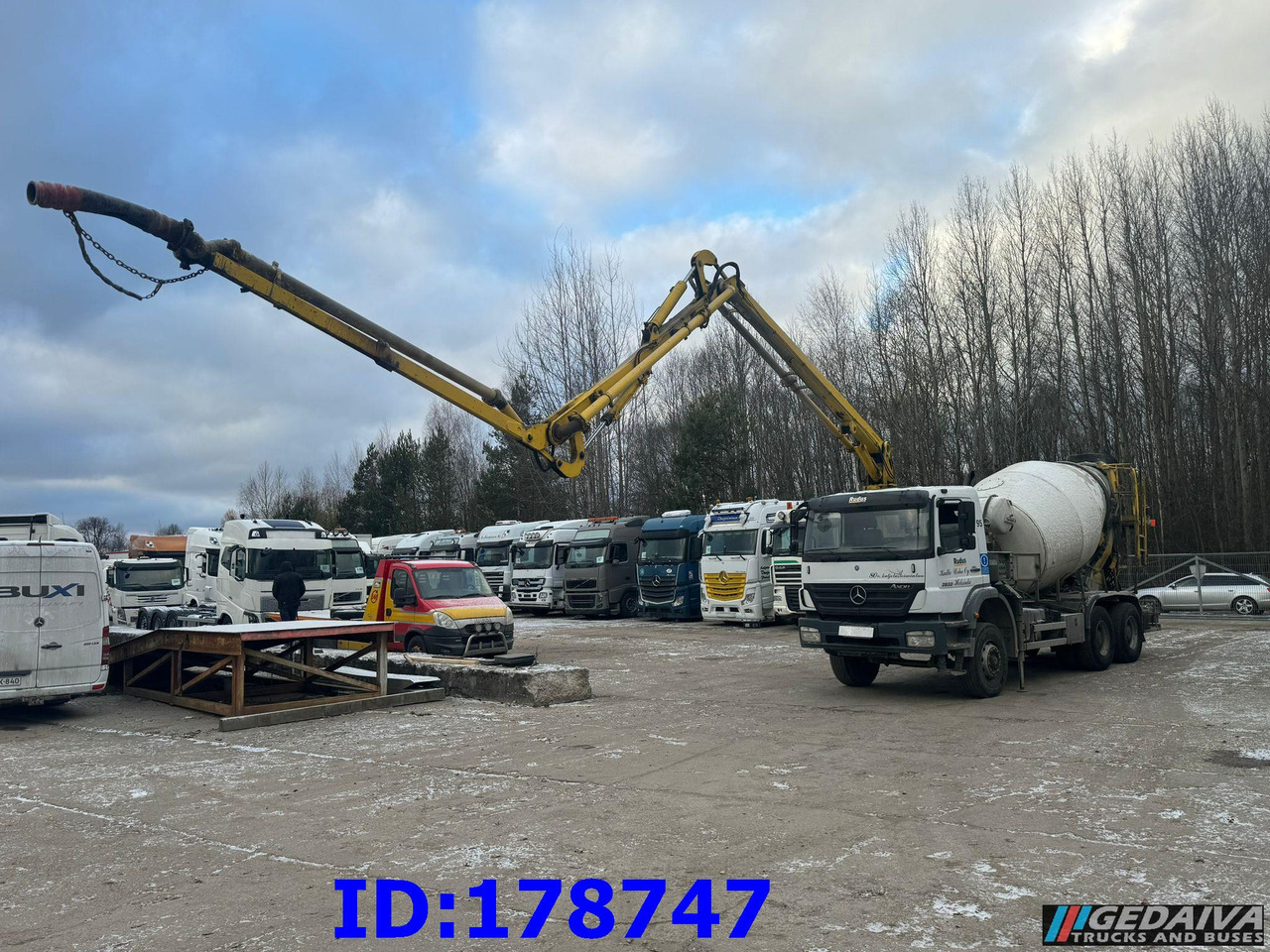 MERCEDES-BENZ Axor 2633 6x4 Schwing 750 - مضخة خرسانة: صورة 1 MERCEDES-BENZ Axor 2633 6x4 Schwing 750 - مضخة خرسانة: صورة 1