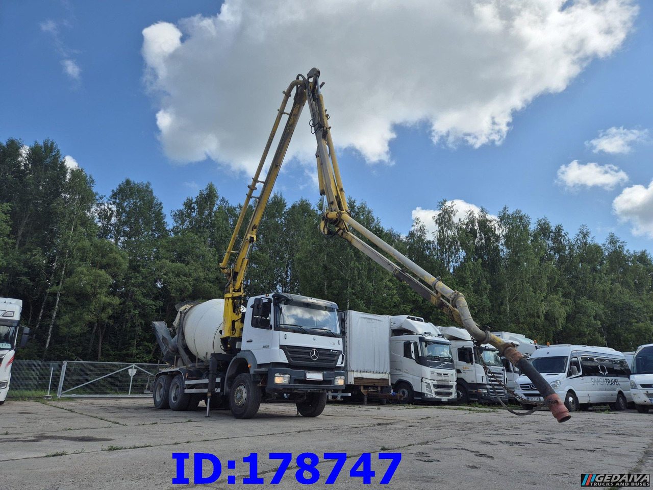 MERCEDES-BENZ Axor 2633 6x4 Schwing 750 - مضخة خرسانة: صورة 3 MERCEDES-BENZ Axor 2633 6x4 Schwing 750 - مضخة خرسانة: صورة 3