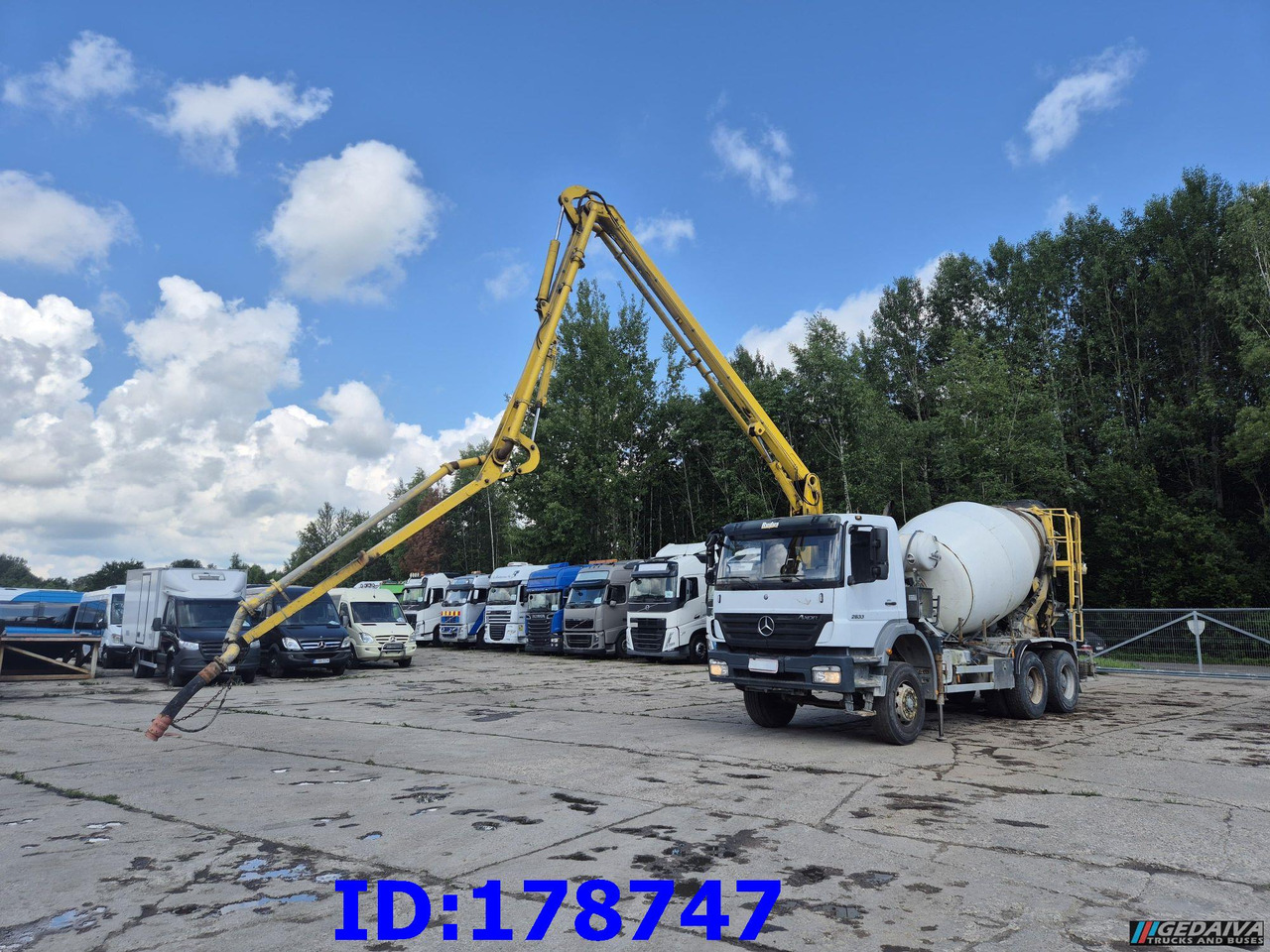 MERCEDES-BENZ Axor 2633 6x4 Schwing 750 - مضخة خرسانة: صورة 1 MERCEDES-BENZ Axor 2633 6x4 Schwing 750 - مضخة خرسانة: صورة 1