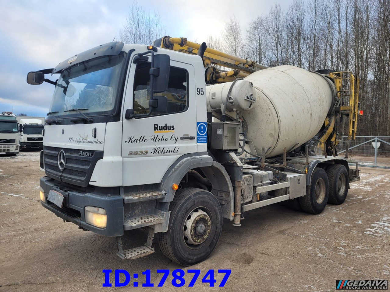 MERCEDES-BENZ Axor 2633 6x4 Schwing 750 - مضخة خرسانة: صورة 4 MERCEDES-BENZ Axor 2633 6x4 Schwing 750 - مضخة خرسانة: صورة 4